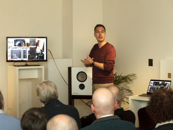 Sander van der Heide at Chattelin Audio Systems