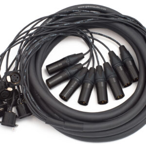 TPR8 XLR male - female chassis